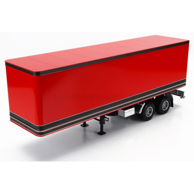 ROAD KINGS TRAILER TRAILER FOR TRUCK - RIMORCHIO - RED BLACK 1/18