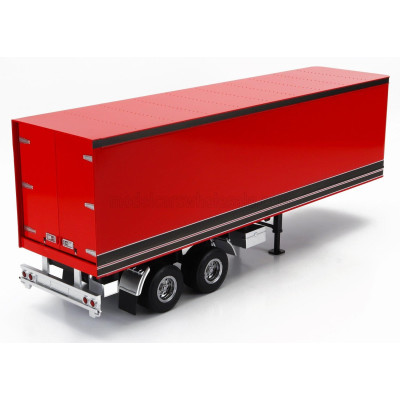 ROAD KINGS TRAILER TRAILER FOR TRUCK - RIMORCHIO - RED BLACK 1/18