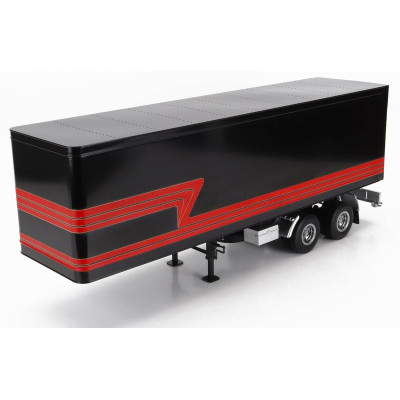 ROAD KINGS TRAILER TRAILER FOR TRUCK - RIMORCHIO - BLACK RED 1/18