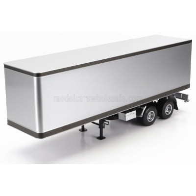ROAD KINGS TRAILER TRAILER FOR TRUCK - RIMORCHIO - SILVER BLACK 1/18