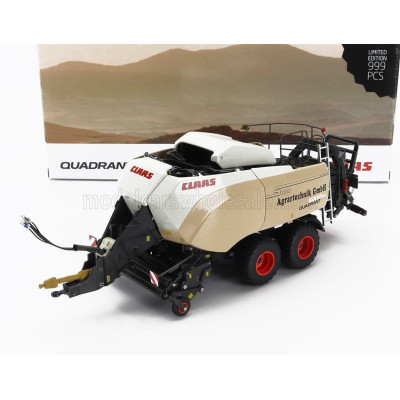 ROS MODEL CLAAS QUADRANT 5300 STOTZ DESIGN - PRESSA ALTA DENSITA' 2015 - GREY BEIGE BLACK 1/32