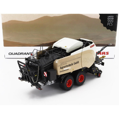 ROS MODEL CLAAS QUADRANT 5300 STOTZ DESIGN - PRESSA ALTA DENSITA' 2015 - GREY BEIGE BLACK 1/32
