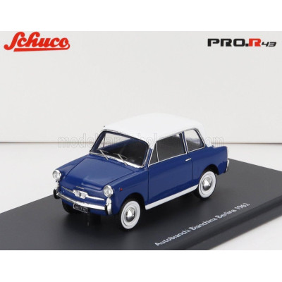 SCHUCO AUTOBIANCHI BIANCHINA 1962 - BLUE WHITE 1/43