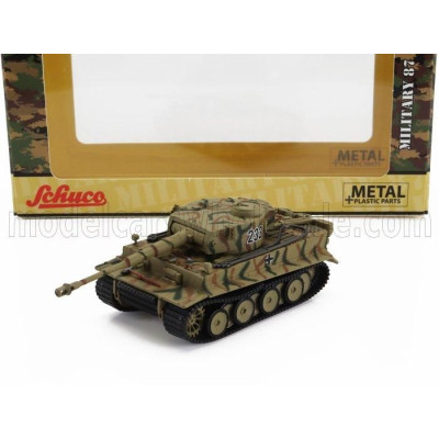 SCHUCO TANK PANZERKAMPFWAGEN VI TIGER III MILITARY 1943 - MILITARY CAMOUFLAGE 1/87