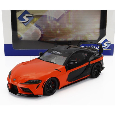 SOLIDO TOYOTA SUPRA GR 2023 - ORANGE BLACK 1/18