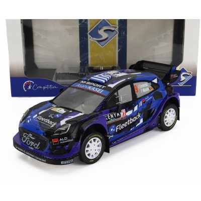SOLIDO FORD ENGLAND PUMA RALLY1 TEAM M-SPORT FORD WRT N 9 RALLY SAFARI KENIA 2022 JOURDAN SERDERIDIS - FREDERIC MICLOTTE - PURPL