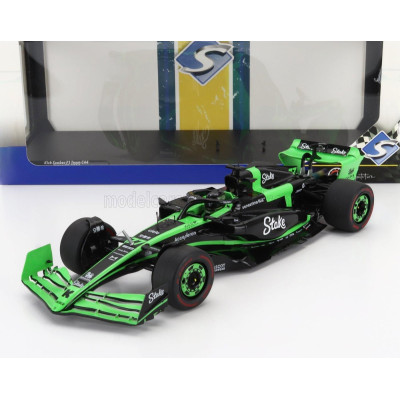 SOLIDO SAUBER F1  C44 TEAM STAKE KICK N 77 JAPAN GP 2024 VALTTERI BOTTAS - GREEN BLACK 1/18