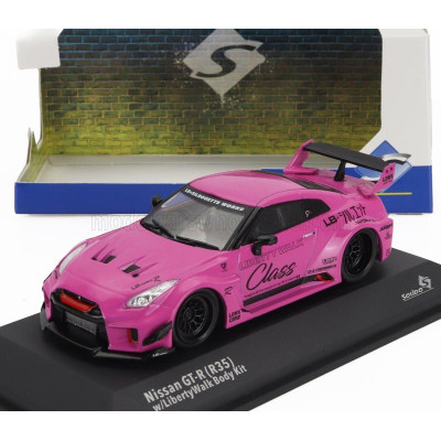 SOLIDO NISSAN GT-R (R35) LIBERTY WALK BODY KIT COUPE 2019 - PINK 1/43