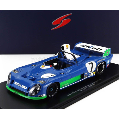 SPARK MODEL MATRA SIMCA MS670B 3.0L V12 TEAM MATRA SPORT WINNER N 7 24h LE MANS 1974 H.PESCAROLO - G.LARROUSSE - BLUETTE GREEN W