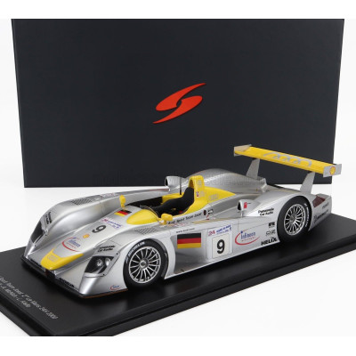 SPARK MODEL AUDI R8 3.6L TURBO V8 TEAM AUDI SPORT JOEST N 9 2nd 24h LE MANS 2000 LAURENT AIELLO - ALLAN McNISH - STEPHANE ORTELL
