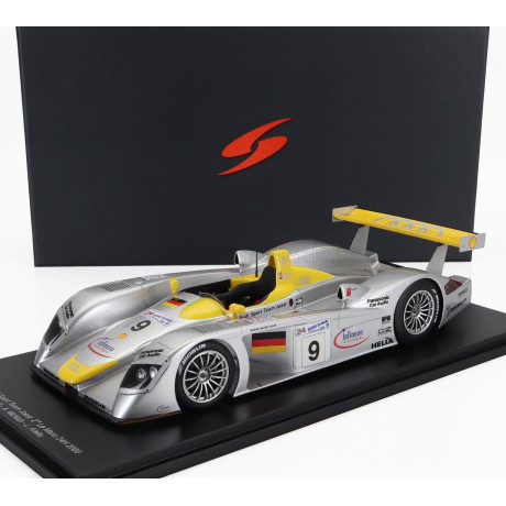SPARK MODEL AUDI R8 3.6L TURBO V8 TEAM AUDI SPORT JOEST N 9 2nd 24h LE MANS 2000 LAURENT AIELLO - ALLAN McNISH - STEPHANE ORTELL