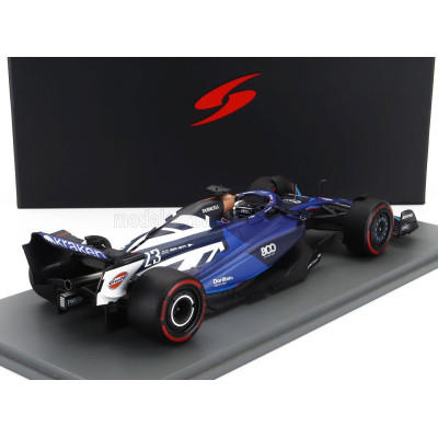 SPARK MODEL WILLIAMS F1  FW45 TEAM WILLIAMS RACING N 23 (800th GP) BRITISH GP 2023 ALEXANDER ALBON - BLUE 1/18