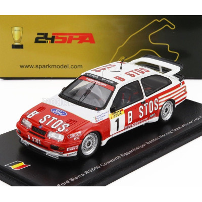 SPARK MODEL FORD ENGLAND SIERRA RS500 COSWORTH TEAM EGGENBERGER BASTOS RACING N 1 WINNER 24h SPA 1989 W.PERCY - G.BRANCATELLI -