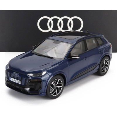 SPARK MODEL AUDI Q6 E-TRON 2023 - ASCARI BLUE 1/18