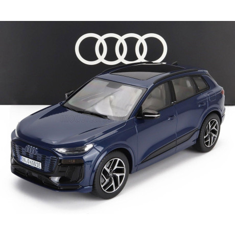 SPARK MODEL AUDI Q6 E-TRON 2023 - ASCARI BLUE 1/18
