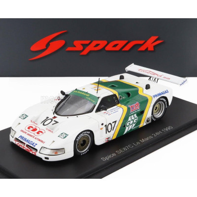 SPARK MODEL SPICE SE87C 3.3L V8 TEAM P.A.LOMBARDI N 107 24h LE MANS 1990 PIERRE ALAIN LOMBARDI - DENIS MORIN - FERDINAND DE LESS