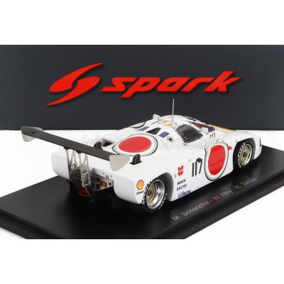 SPARK MODEL ARGO JM19B 1850cc S4 TURBO TEAM LUCKY STRIKE N 117 24h LE MANS 1987 MARTIN SCHANCHE - WILL HOY - ROBIN SMITH - WHITE