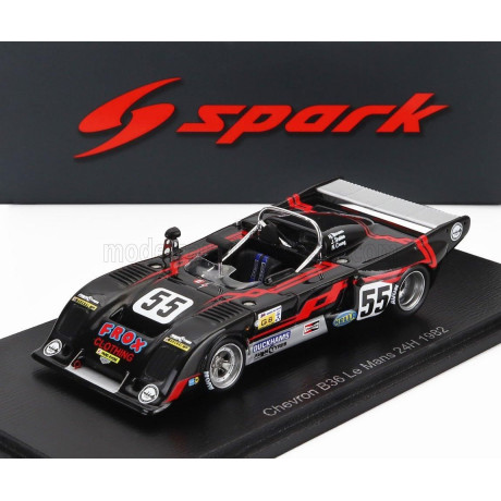 SPARK MODEL CHEVRON B36 1750cc S4 TEAM CHEVRON RACING CAR N 55 24h LE MANS 1982 MARTIN BIRRANE - JOHN SHELDON - NEIL CRANG - BLA