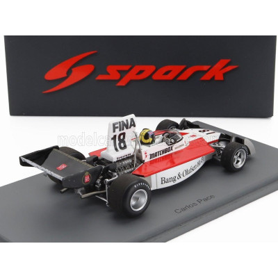 SPARK MODEL SURTEES F1  TS16 N 18 SPANISH GP 1974 CARLOS PACE - WHITE RED BLACK 1/43
