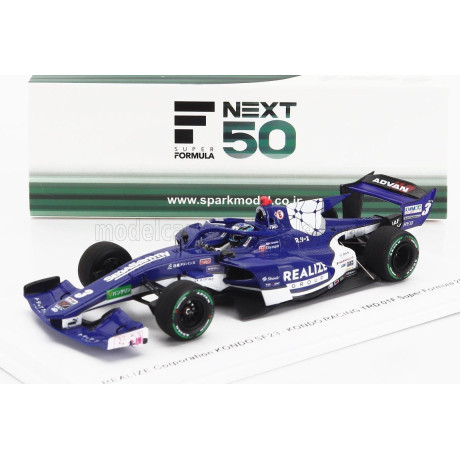 SPARK MODEL DALLARA SF23 TRD 01F TEAM REALIZE CORPORATION KONDO RACING N 3 SUPER FORMULA SEASON 2024 KENTA YAMASHITA - BLUE WHIT