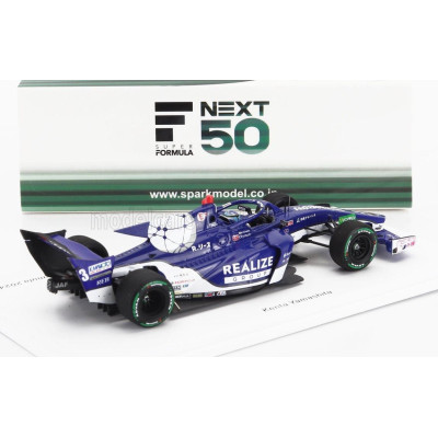 SPARK MODEL DALLARA SF23 TRD 01F TEAM REALIZE CORPORATION KONDO RACING N 3 SUPER FORMULA SEASON 2024 KENTA YAMASHITA - BLUE WHIT