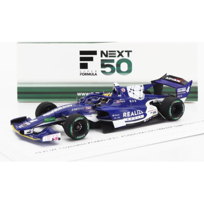 SPARK MODEL DALLARA SF23 TRD 01F TEAM REALIZE CORPORATION KONDO RACING N 4 SUPER FORMULA SEASON 2024 KAZUTO KOTAKA - BLUE WHITE