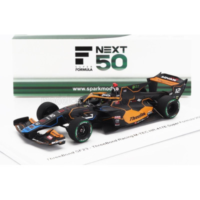 SPARK MODEL DALLARA SF23 HR-417-E TEAM THREEBOND RACING M-TEC N 12 SUPER FORMULA SEASON 2024 ATSUSHI MIYAKE - BLACK ORANGE 1/43