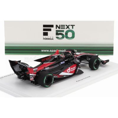 SPARK MODEL DALLARA SF23 TRD 01F TEAM ROOKIE RACING N 14 SUPER FORMULA SEASON 2024 KAZUYA OSHIMA - BLACK RED 1/43