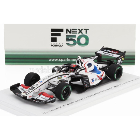 SPARK MODEL DALLARA SF23 TRD 01F TEAM ENEX IMPUL N 20 SUPER FORMULA SEASON 2024 YUJI KUNIMOTO - WHITE BLACK RED 1/43
