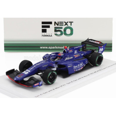 SPARK MODEL DALLARA SF23 HR-417-E M-TEC TEAM B-MAX RACING N 50 SUPER FORMULA SEASON 2024 IORI KUMURA - BLUE BLACK 1/43
