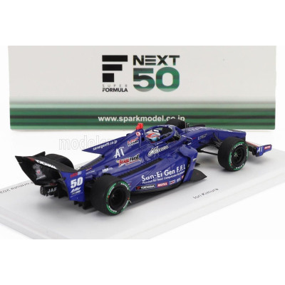 SPARK MODEL DALLARA SF23 HR-417-E M-TEC TEAM B-MAX RACING N 50 SUPER FORMULA SEASON 2024 IORI KUMURA - BLUE BLACK 1/43
