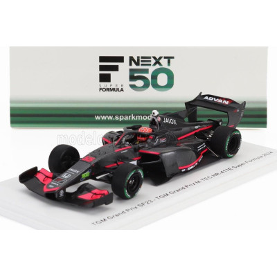 SPARK MODEL DALLARA SF23 HR-417-E M-TEC TEAM TGM GRAND PRIX N 55 SUPER FORMULA SEASON 2024 NOBUHANU MATSUSHITA - BLACK RED 1/43