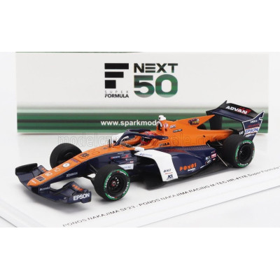 SPARK MODEL DALLARA SF23 HR-417-E TEAM PONOS NAKAJIMA RACING M-TEC N 65 SUPER FORMULA SEASON 2024 REN SATO - ORANGE WHITE BLUE 1