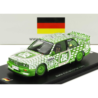 SPARK MODEL BMW 3-SERIES M3 (E30) N 36 DTM 1992 FRANZ ENGSTLER - GREEN WHITE 1/43