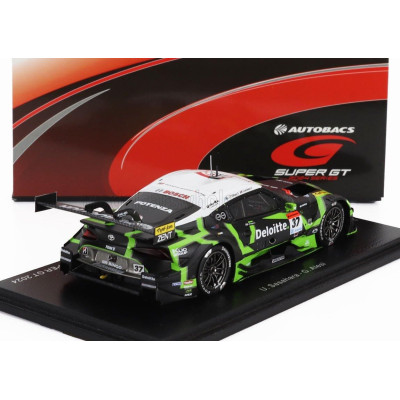 SPARK MODEL TOYOTA SUPRA GR TEAM DELOITTE N 37 GT500 CLASS SUPER GT 2024 GIULIANO ALESI - UKYO SASAHARA - BLACK GREEN WHITE 1/43
