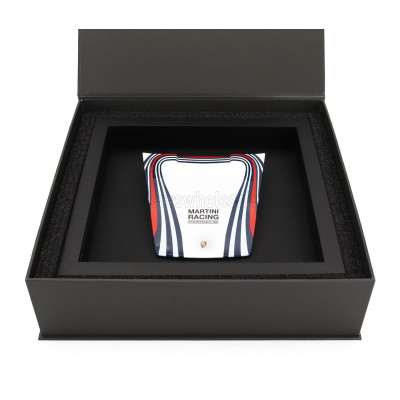 SPARK MODEL ACCESSORIES MINI HOOD PORSCHE 911 MARTINI RACING LIVERY - WHITE LIGHT BLUE RED 1/8