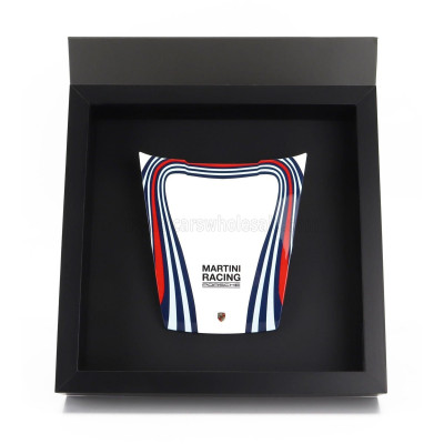 SPARK MODEL ACCESSORIES MINI HOOD PORSCHE 911 MARTINI RACING LIVERY - WHITE LIGHT BLUE RED 1/8