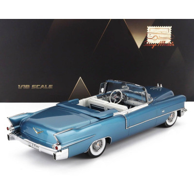 STAMP MODELS CADILLAC ELDORADO BIARRITZ CABRIOLET OPEN 1956 - BAHAMA BLUE 1/18