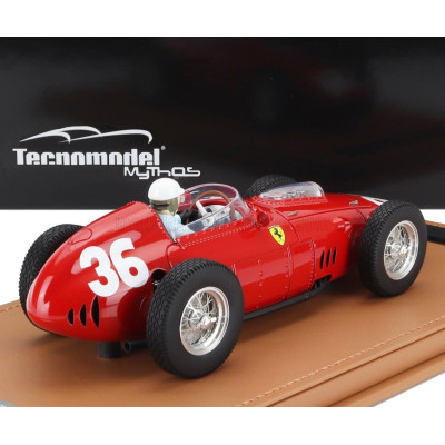 TECNOMODEL FERRARI F1  DINO 246/256 TEAM SCUDERIA FERRARI N 36 MONACO GP (with pilot figure) 1960 PHILIP HILL - RED 1/18