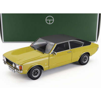TOURING MODELCARS FORD ENGLAND GRANADA CONSUL 2.3L V6 GT COUPE II SERIES 1975 - DAYTONA YELLOW BLACK 1/18