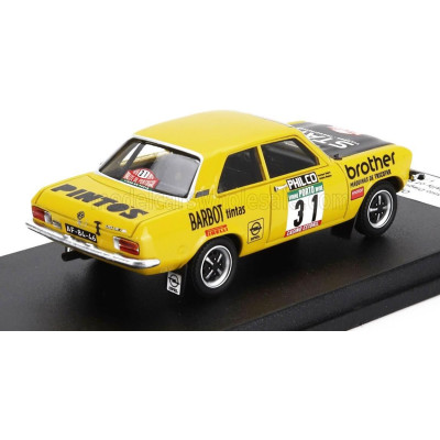 TROFEU OPEL ASCONA (night version) N 31 RALLY PORTUGAL 1976 ANTONIO DIEGUES - HENRIQUE ALEGRIA - YELLOW BLACK 1/43