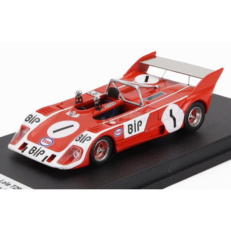 TROFEU LOLA T292 N 1 WINNER RALLY VILA D0 CONDE 1973 CARLOS GASPAR - RED WHITE 1/43