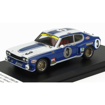 TROFEU FORD ENGLAND CAPRI 2600 LW N 3 24h SPA FRANCORCHAMPS 1973 HANS HEYER - HELMUT KOINIGG - BLUE WHITE 1/43