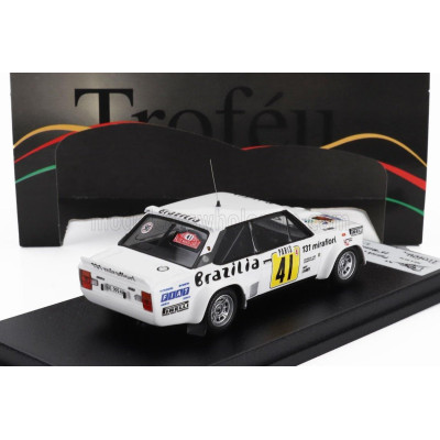 TROFEU FIAT 131 ABARTH (night version) N 1 RALLY MONTECARLO 1978 PATRICK LIER - JEAN ROBERT CORTHAY - WHITE 1/43
