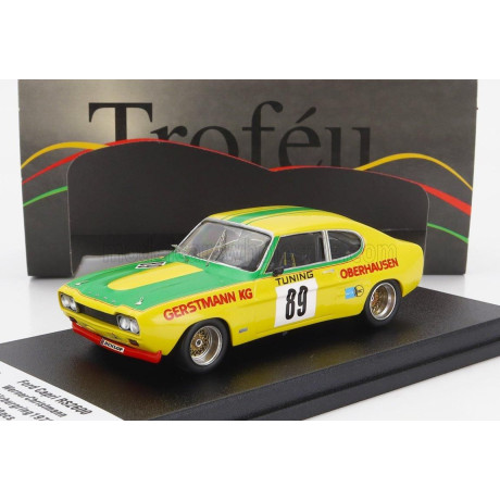 TROFEU FORD ENGLAND CAPRI 2600 RS N 89 2nd NURBURGRING 1972 W.CHRISTMANN - YELLOW GREEN 1/43