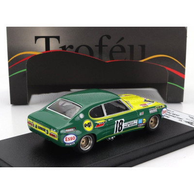 TROFEU FORD ENGLAND CAPRI RS 2600 N 18 2x6h PAUL RICARD 1971 JEAN CLAUDE GUERIE - JEAN PIERRE ROUGET - GREEN YELLOW 1/43