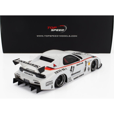 TRUESCALE MAZDA RX-7 (FD3S) LB WORKS SUPER SILHOUETTE N 41 RACING 2006 - WHITE 1/18