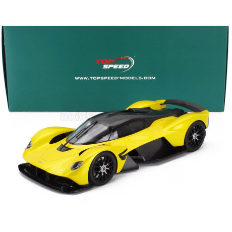 TRUESCALE ASTON MARTIN VALKYRIE 2021 - YELLOW 1/18