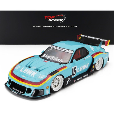 TRUESCALE MAZDA RX-7 LB WORKS SUPER SILHOUETTE N 15 RACING EUROPE 2006 - LIGHT BLUE 1/18