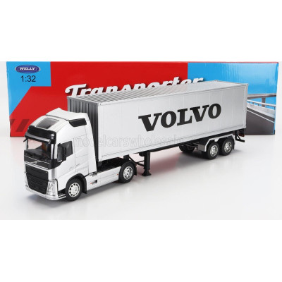 WELLY VOLVO FH4 500 TRUCK CASSONATO 2020 - SILVER 1/32